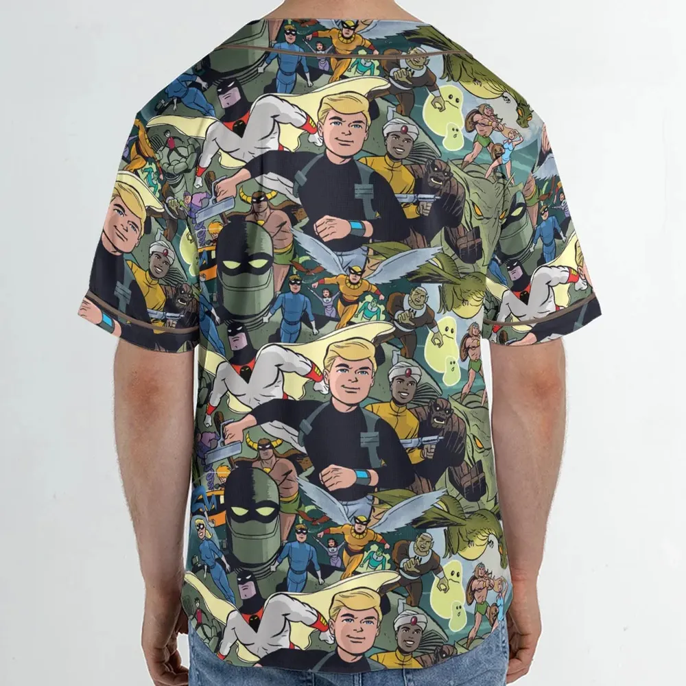 Future Quest Assemble Unisex Baseball Jersey - 2