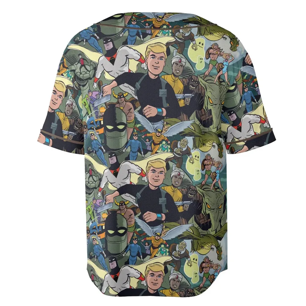Future Quest Assemble Unisex Baseball Jersey - 4