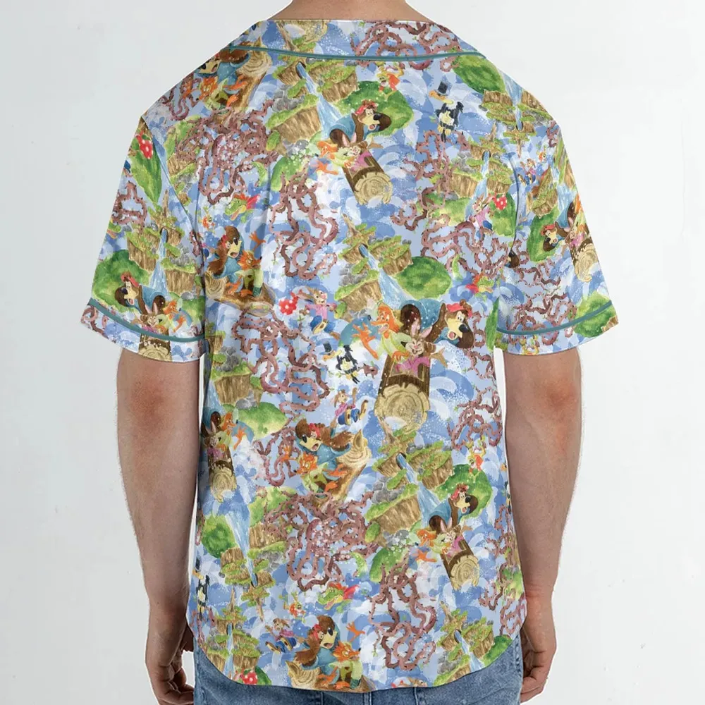 Magic Kingdom Splash Mountain Unisex Baseball Jersey - 2