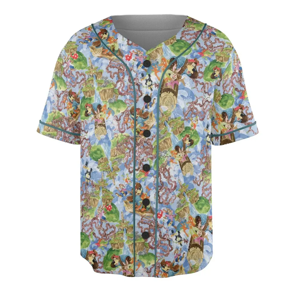 Magic Kingdom Splash Mountain Unisex Baseball Jersey - 3