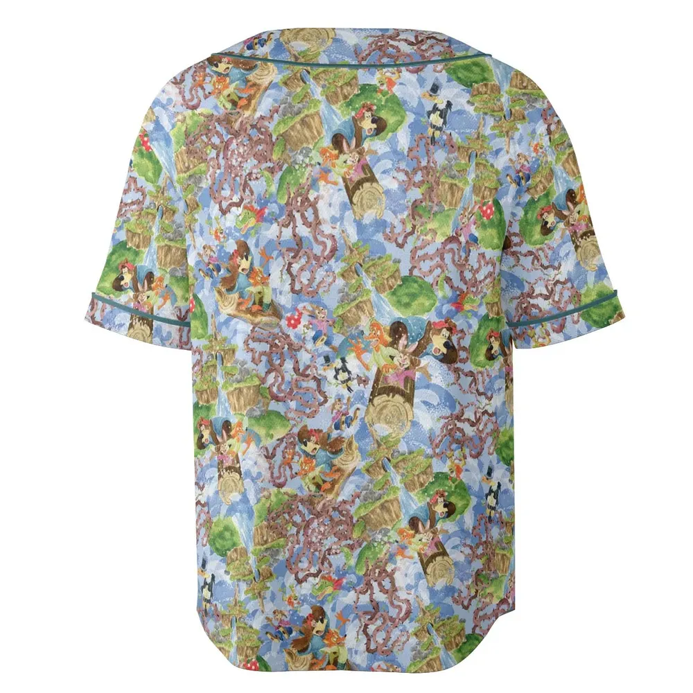 Magic Kingdom Splash Mountain Unisex Baseball Jersey - 4