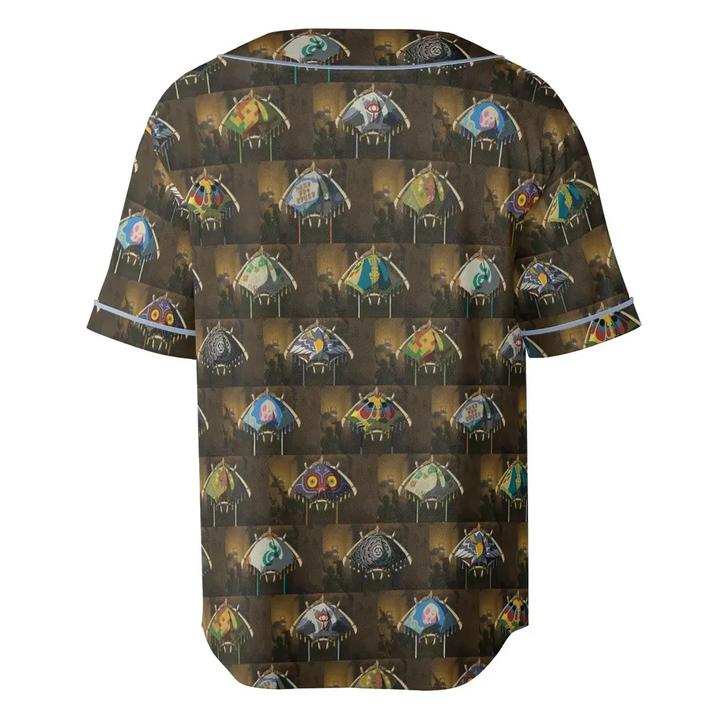 Zelda Paraglider Unisex Baseball Jersey - 4