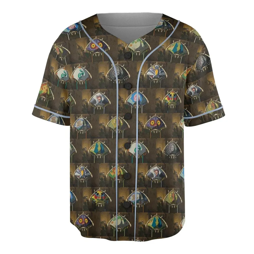 Zelda Paraglider Unisex Baseball Jersey - 3