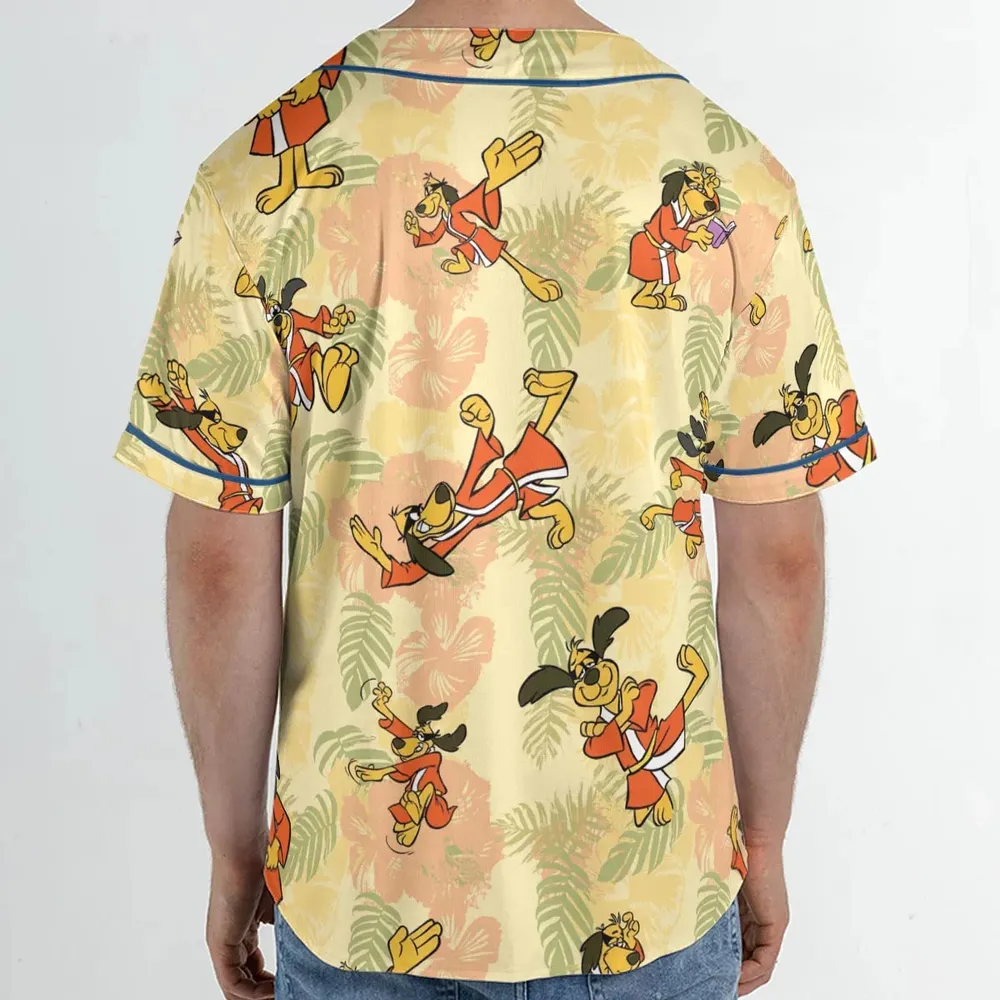 Kung Fu Dog Hong Kong Phooey Unisex Baseball Jersey - 2