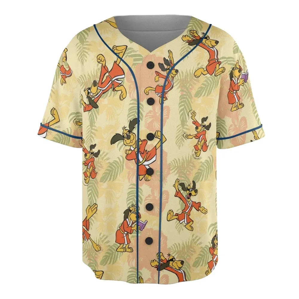 Kung Fu Dog Hong Kong Phooey Unisex Baseball Jersey - 3