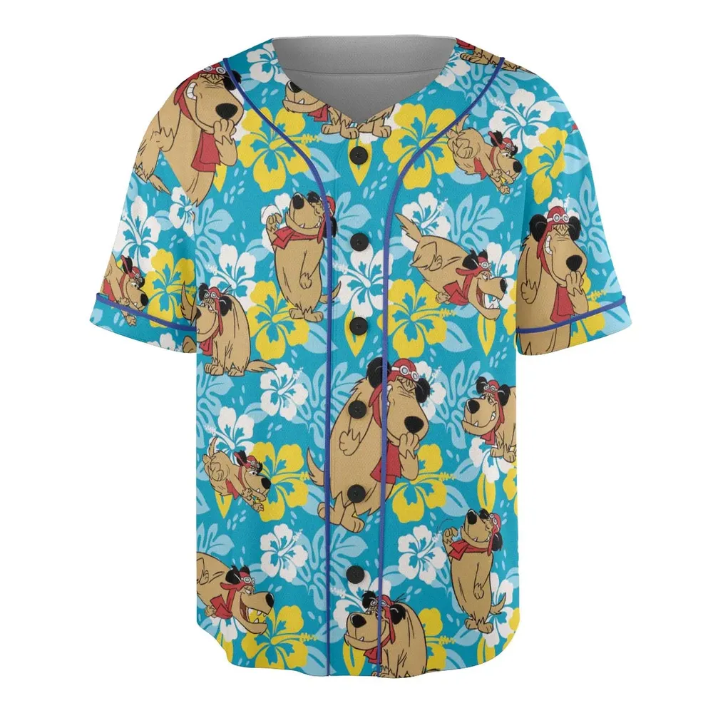 Bad Dog Muttley Wacky Races Unisex Baseball Jersey - 3