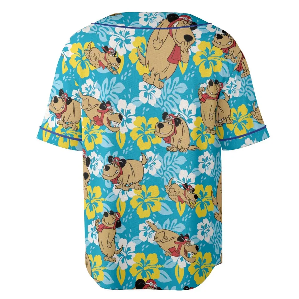 Bad Dog Muttley Wacky Races Unisex Baseball Jersey - 4