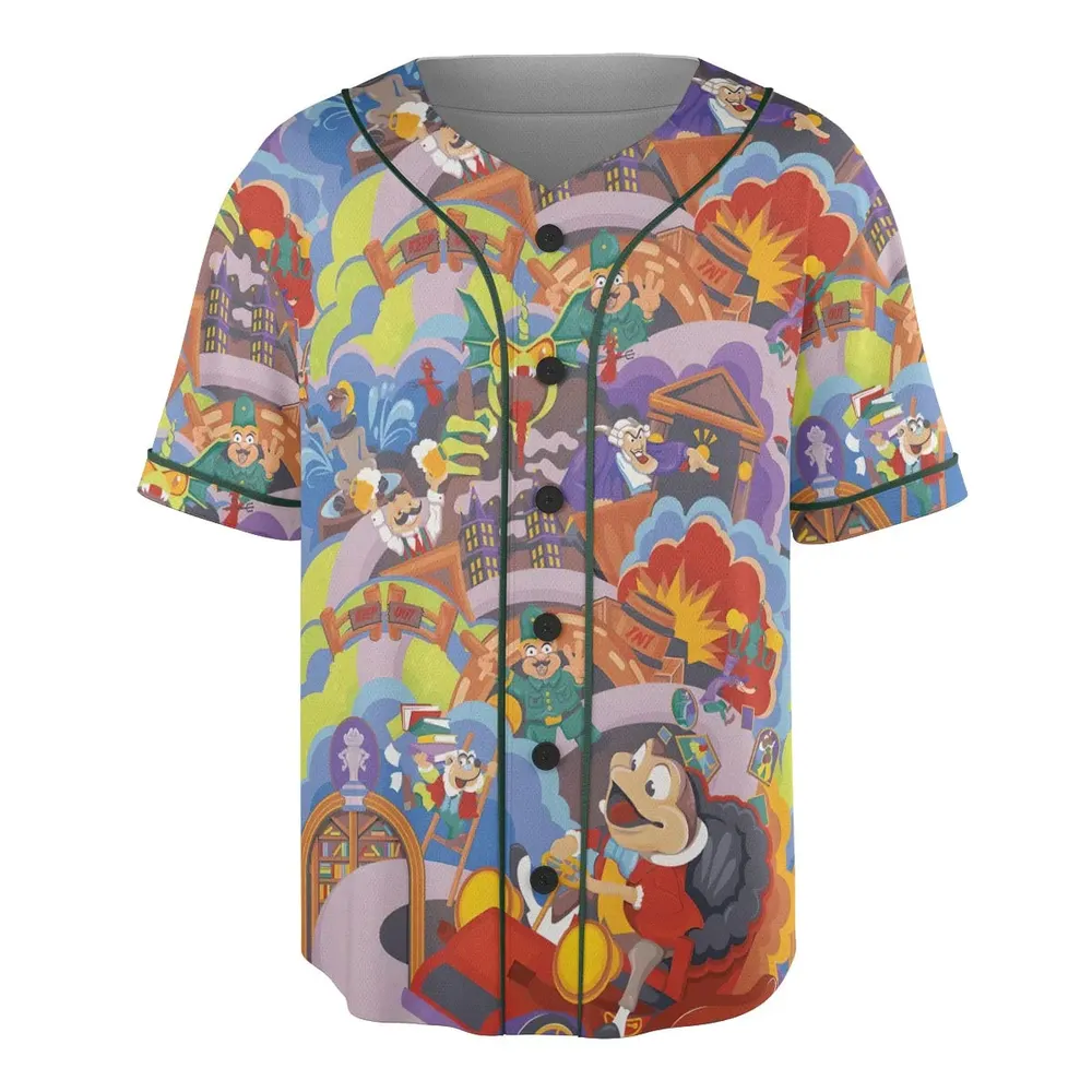 Wild Ride Unisex Baseball Jersey - 3
