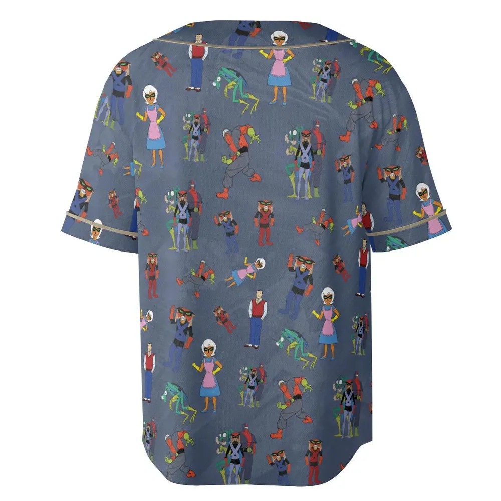 The Brak Show Characters Unisex Baseball Jersey - 4