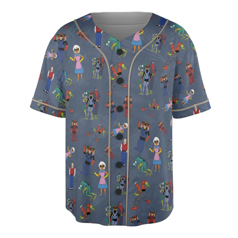 The Brak Show Characters Unisex Baseball Jersey - 3