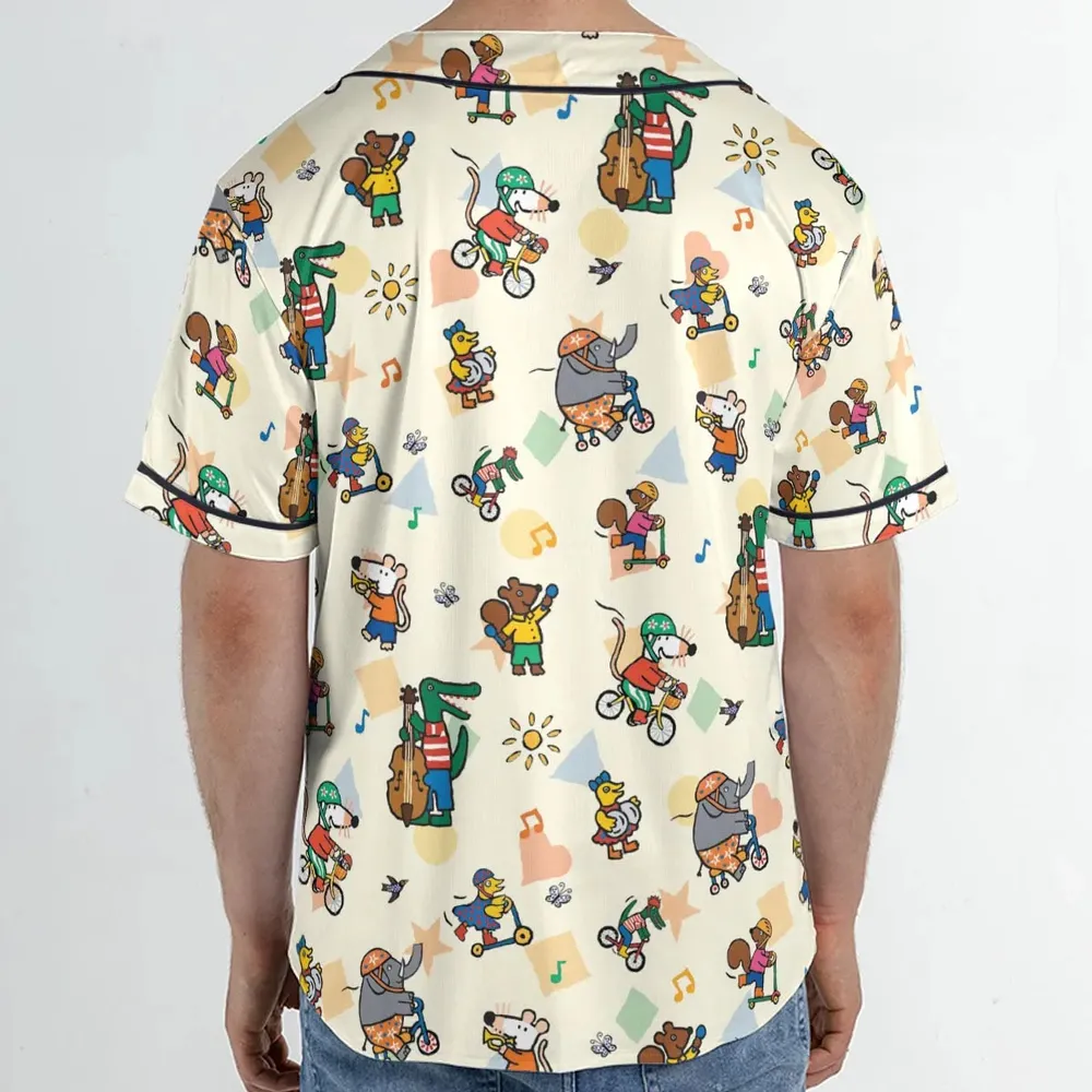 Maisy And Friends Unisex Baseball Jersey - 2
