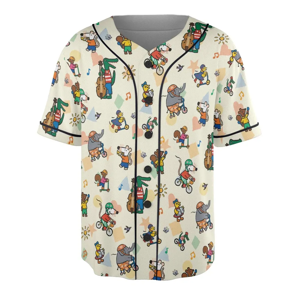 Maisy And Friends Unisex Baseball Jersey - 3