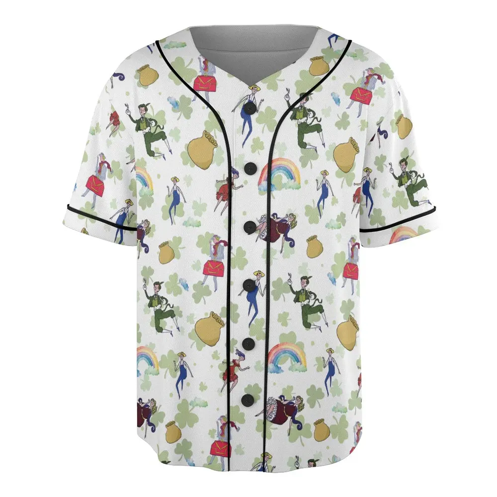 Irish Movie Finian’s Rainbow Characters Unisex Baseball Jersey - 3
