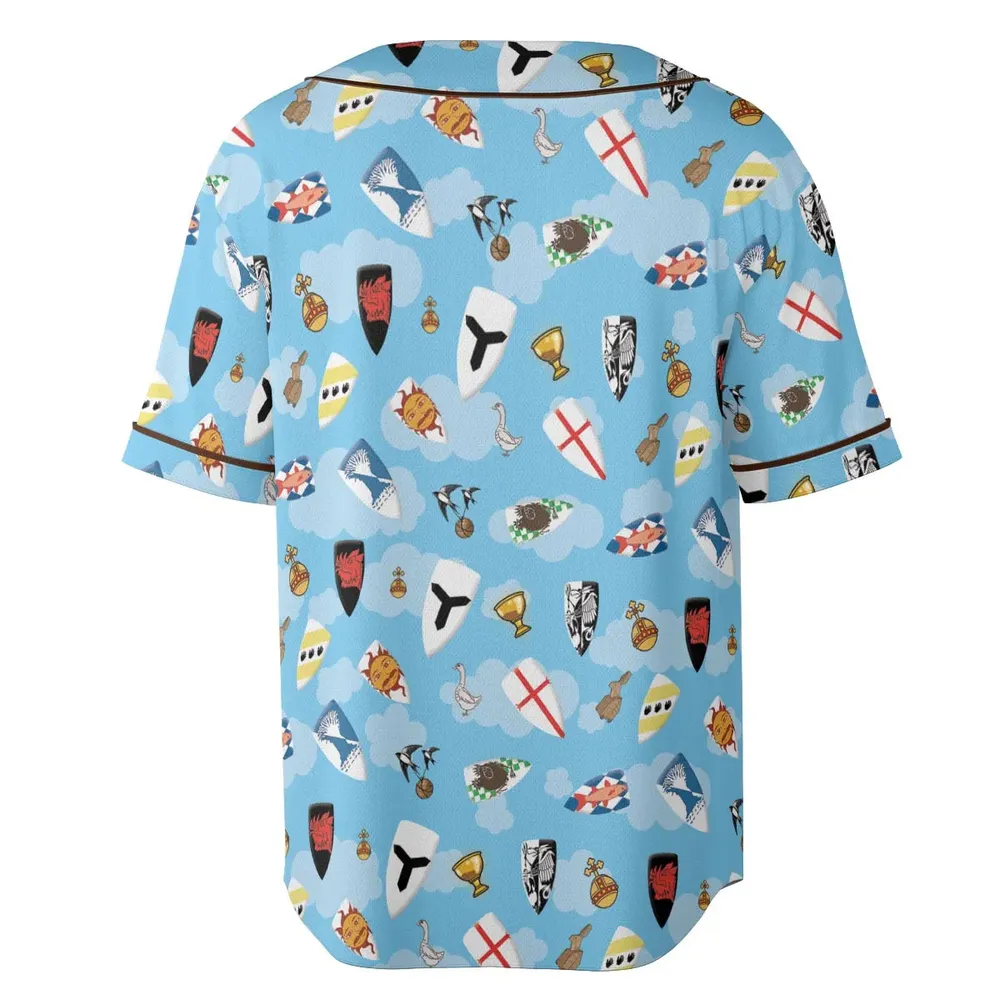 Coat Of Arms Monty Python and the Holy Grail Unisex Baseball Jersey - 4