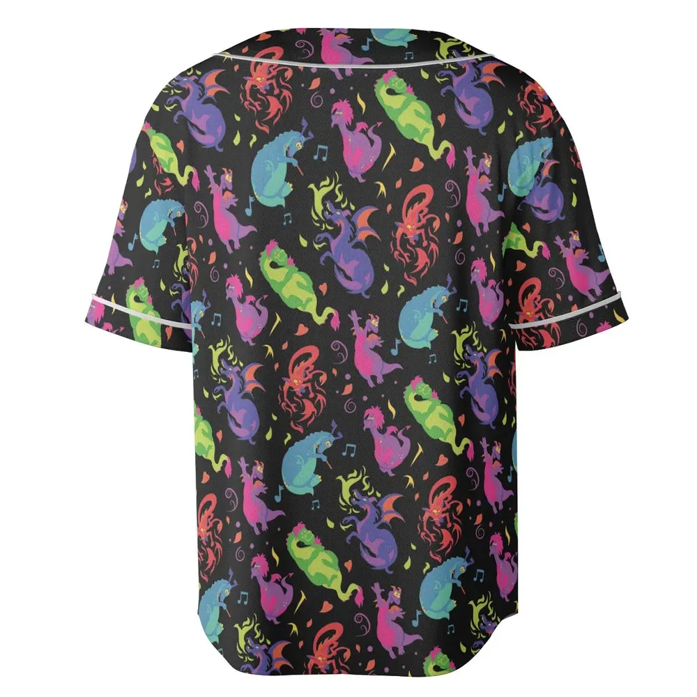 Classic Dragons Unisex Baseball Jersey - 4