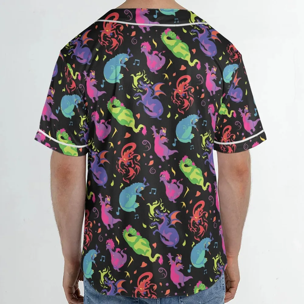 Classic Dragons Unisex Baseball Jersey - 2