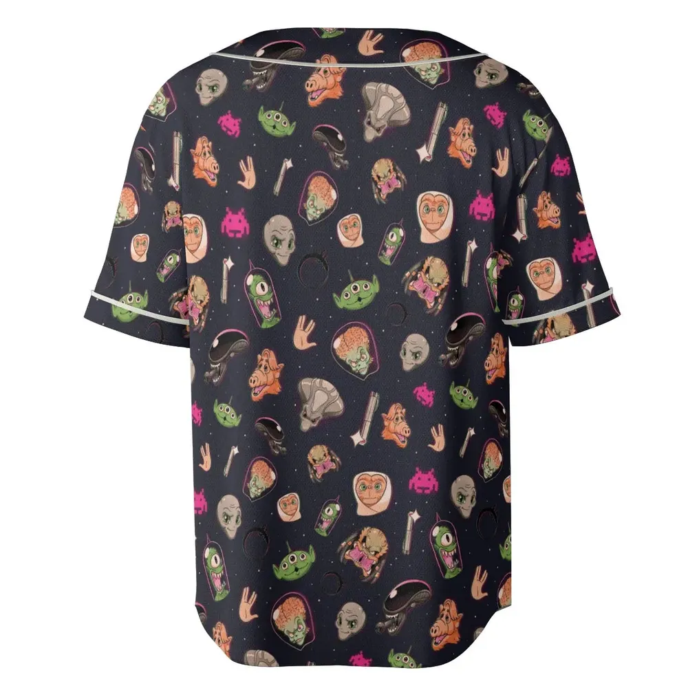 Classic Aliens Unisex Baseball Jersey - 4