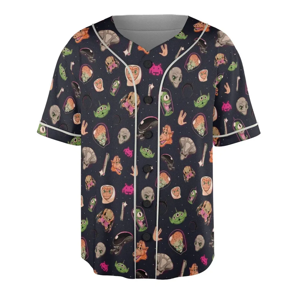 Classic Aliens Unisex Baseball Jersey - 3