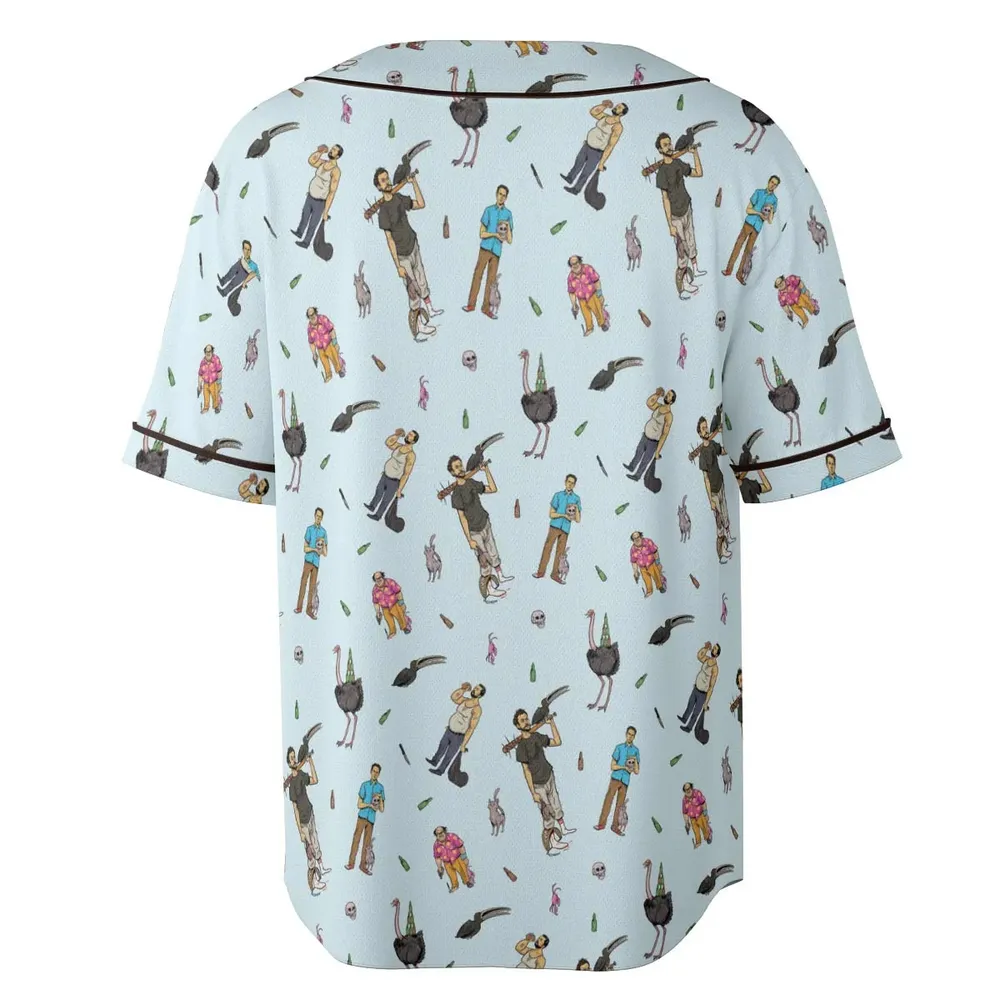 Count Duckula Characters Unisex Baseball Jersey - 4