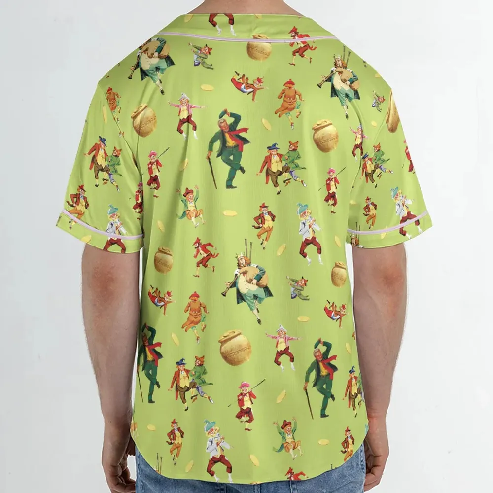 Irish Movie Darby O'Gill Characters Unisex Baseball Jersey - 2