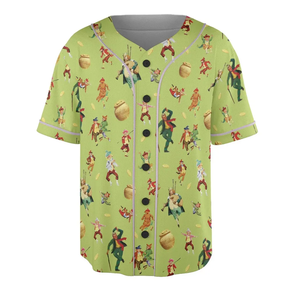 Irish Movie Darby O'Gill Characters Unisex Baseball Jersey - 3