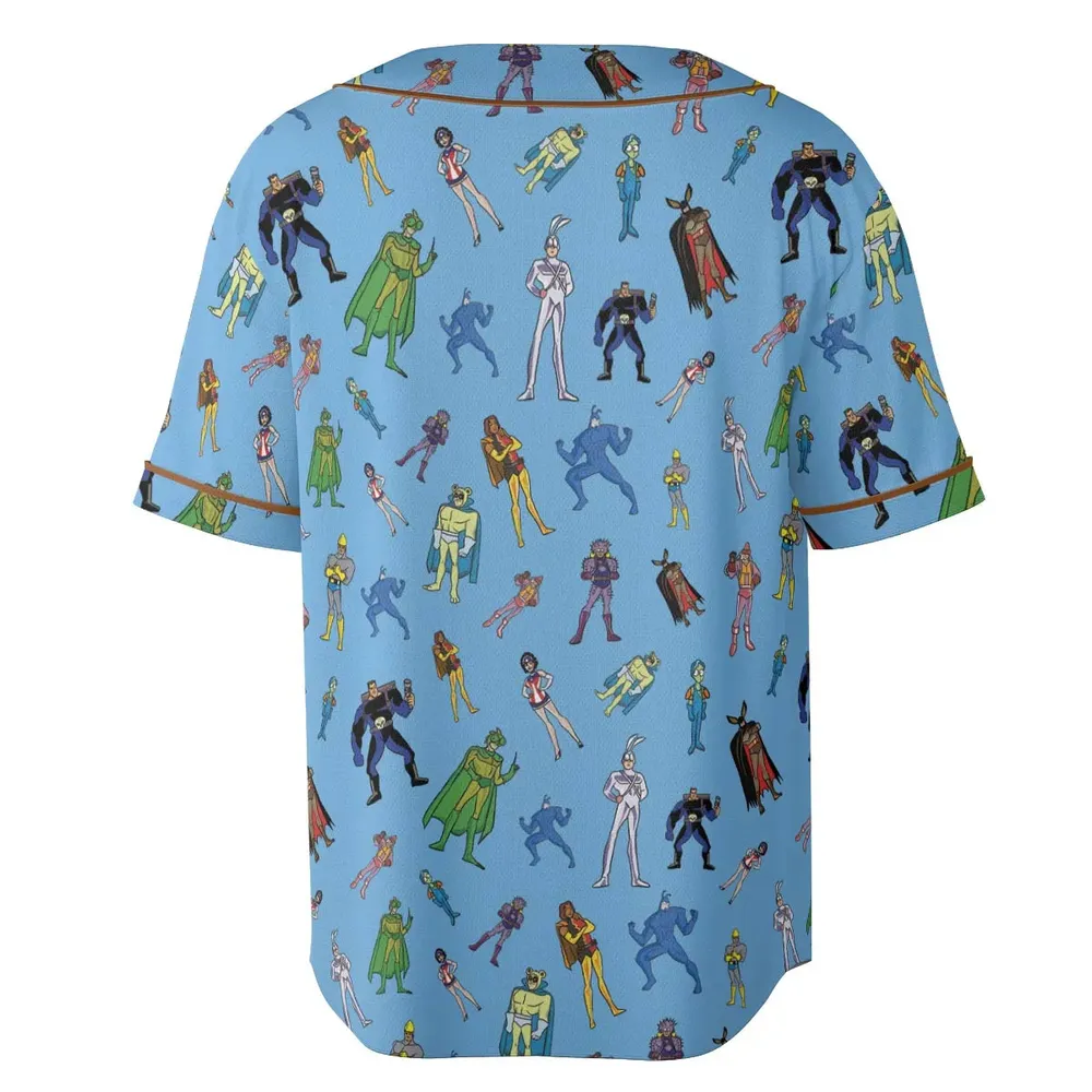 The Tick and Friends Unisex Baseball Jersey - 4