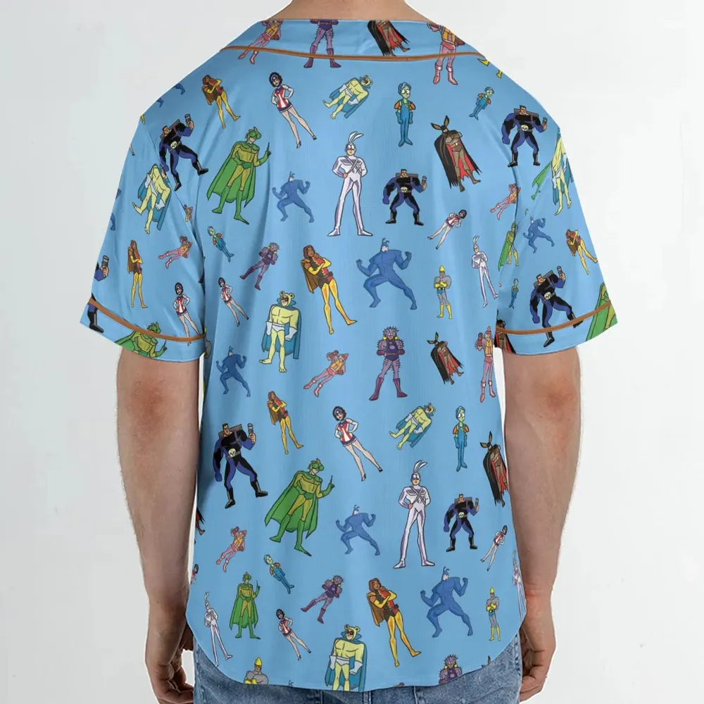 The Tick and Friends Unisex Baseball Jersey - 2