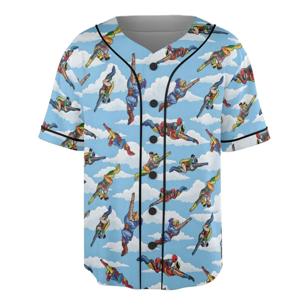 Parody Couples Duo Ambiguously Unisex Baseball Jersey - 3