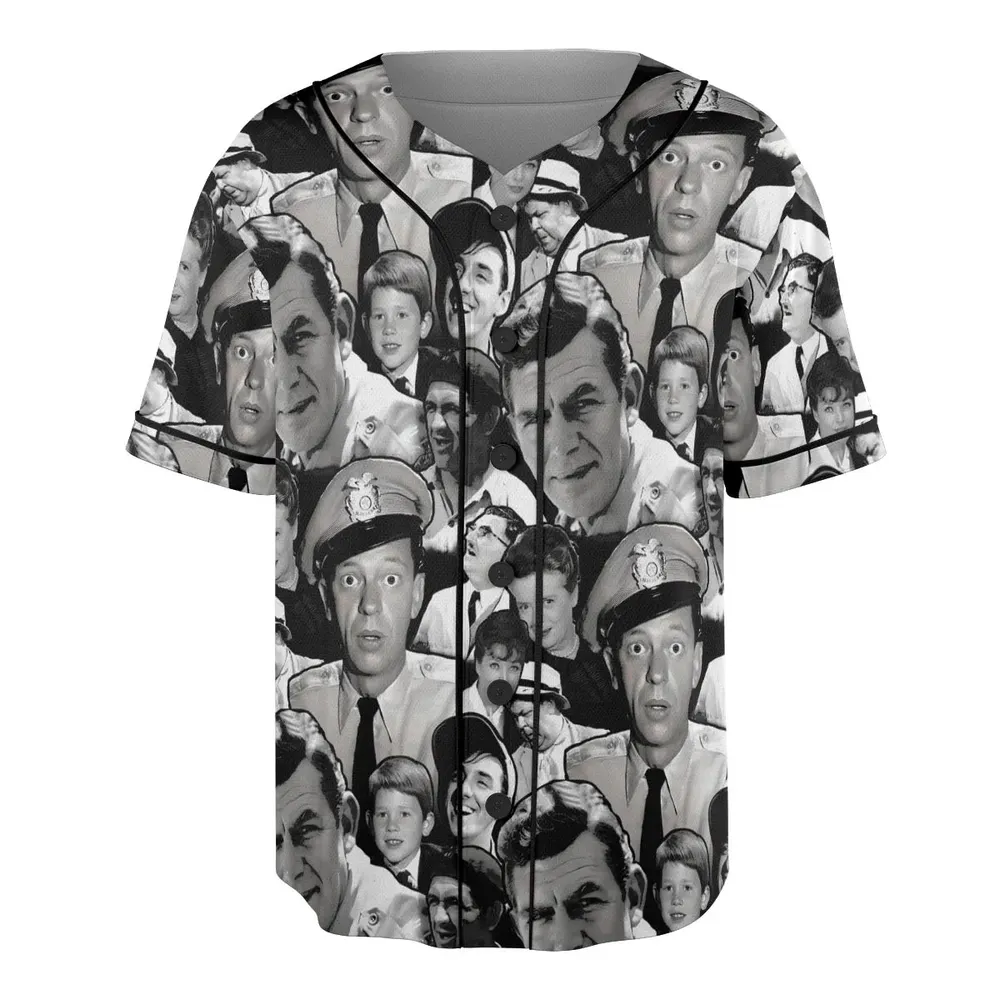 Mayberry The Andy Griffith Show Unisex Baseball Jersey - 3