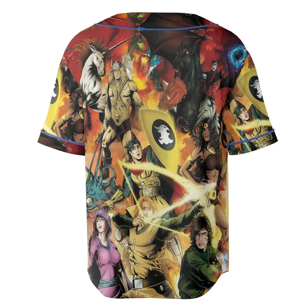 Great Power Dungeons Unisex Baseball Jersey - 4