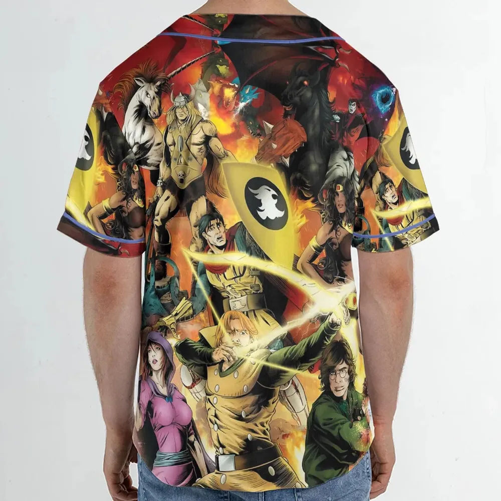 Great Power Dungeons Unisex Baseball Jersey - 2