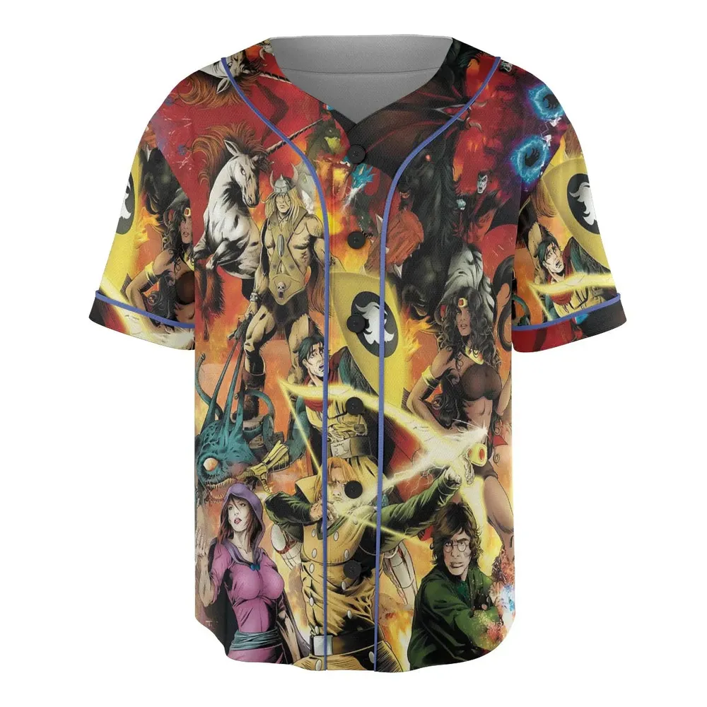 Great Power Dungeons Unisex Baseball Jersey - 3