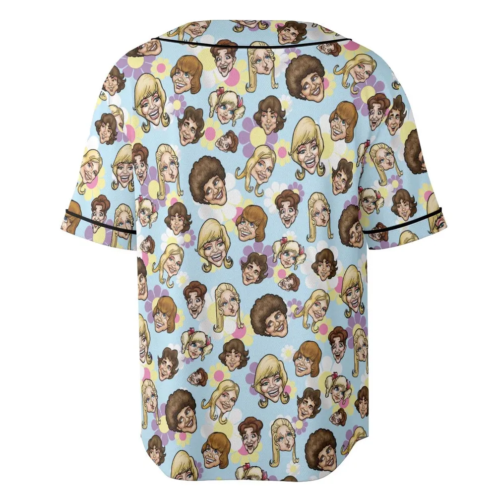 Retro TV The Brady Bunch Characters Unisex Baseball Jersey - 4