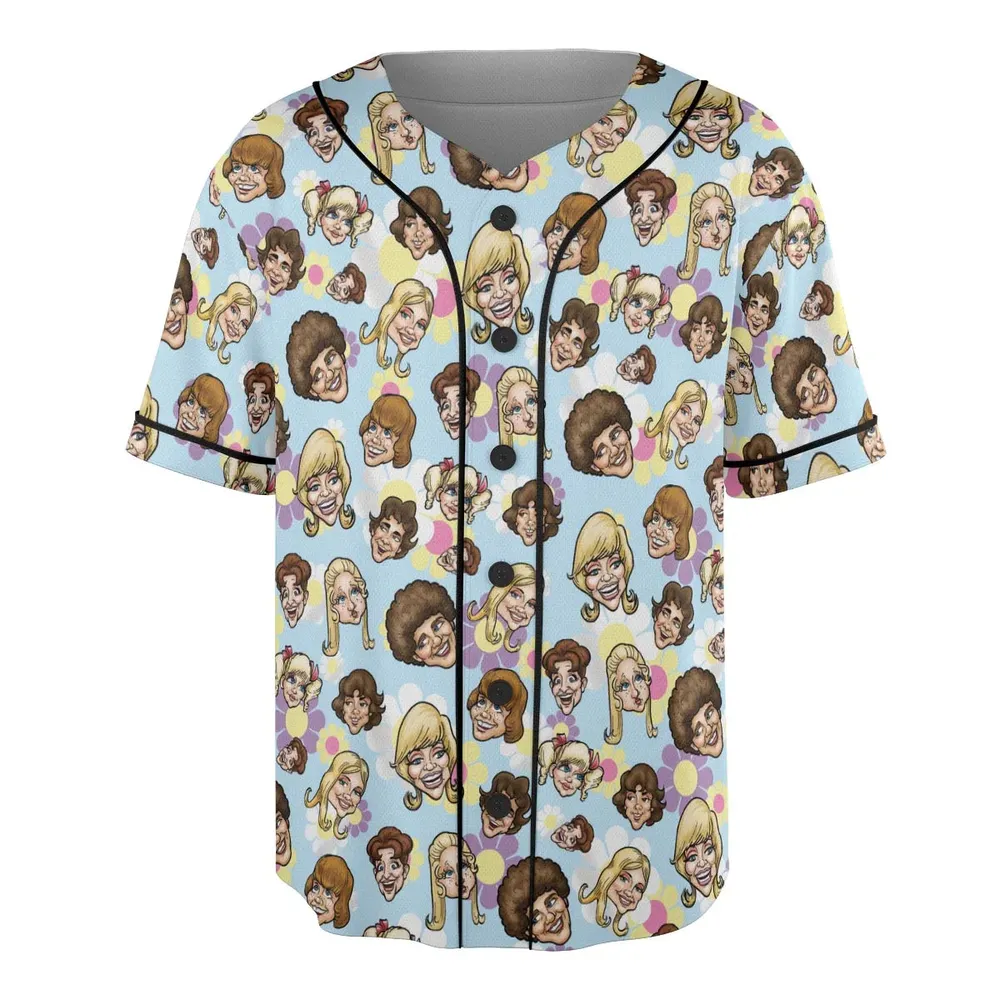Retro TV The Brady Bunch Characters Unisex Baseball Jersey - 3