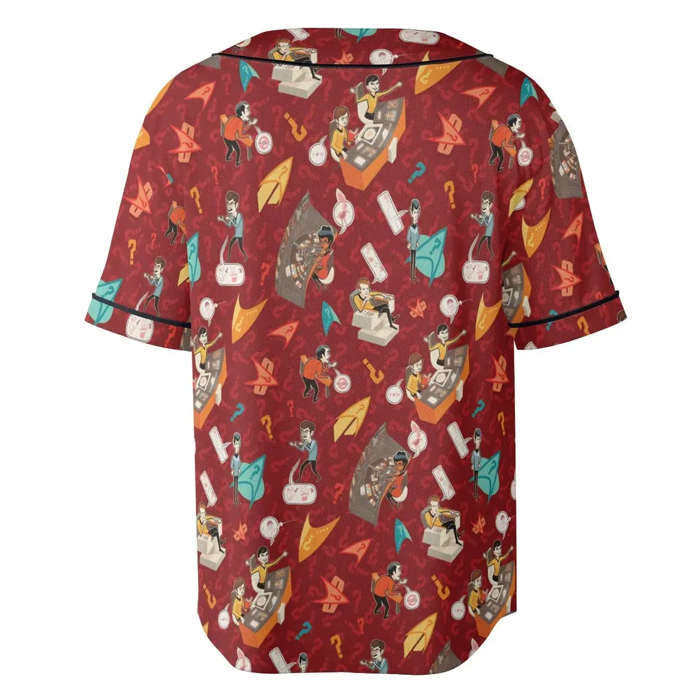 Star Trek Daily Activites Unisex Baseball Jersey - 4