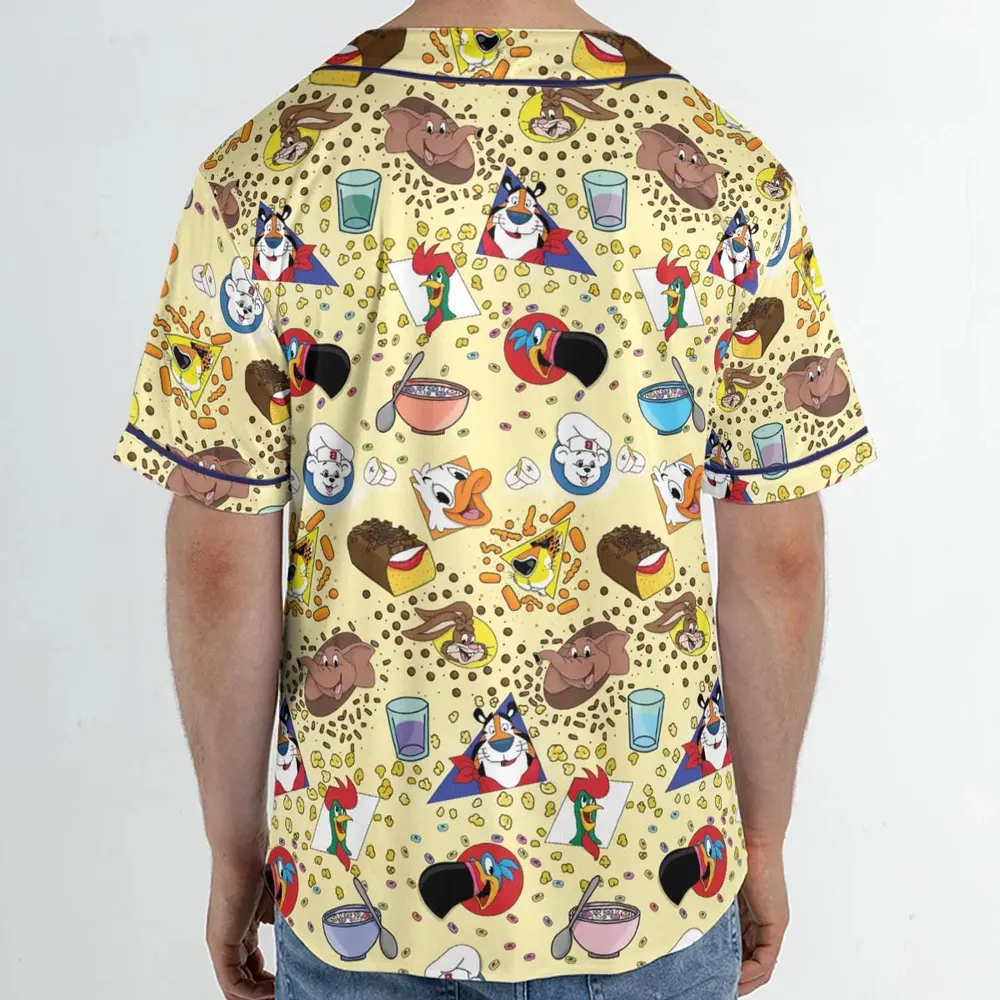 Bimbo Cheetos Cereal Mascot Unisex Baseball Jersey - 2