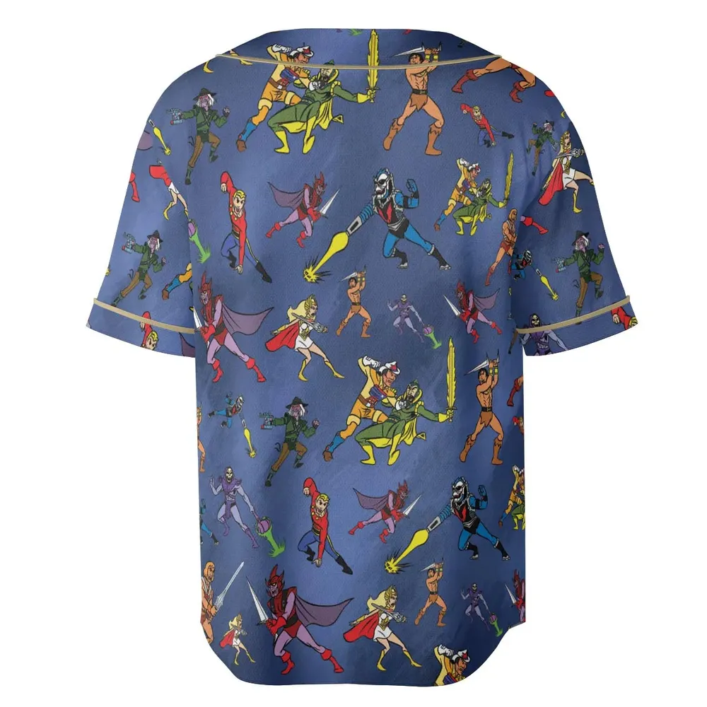 Filmation Battle Royal Unisex Baseball Jersey - 4