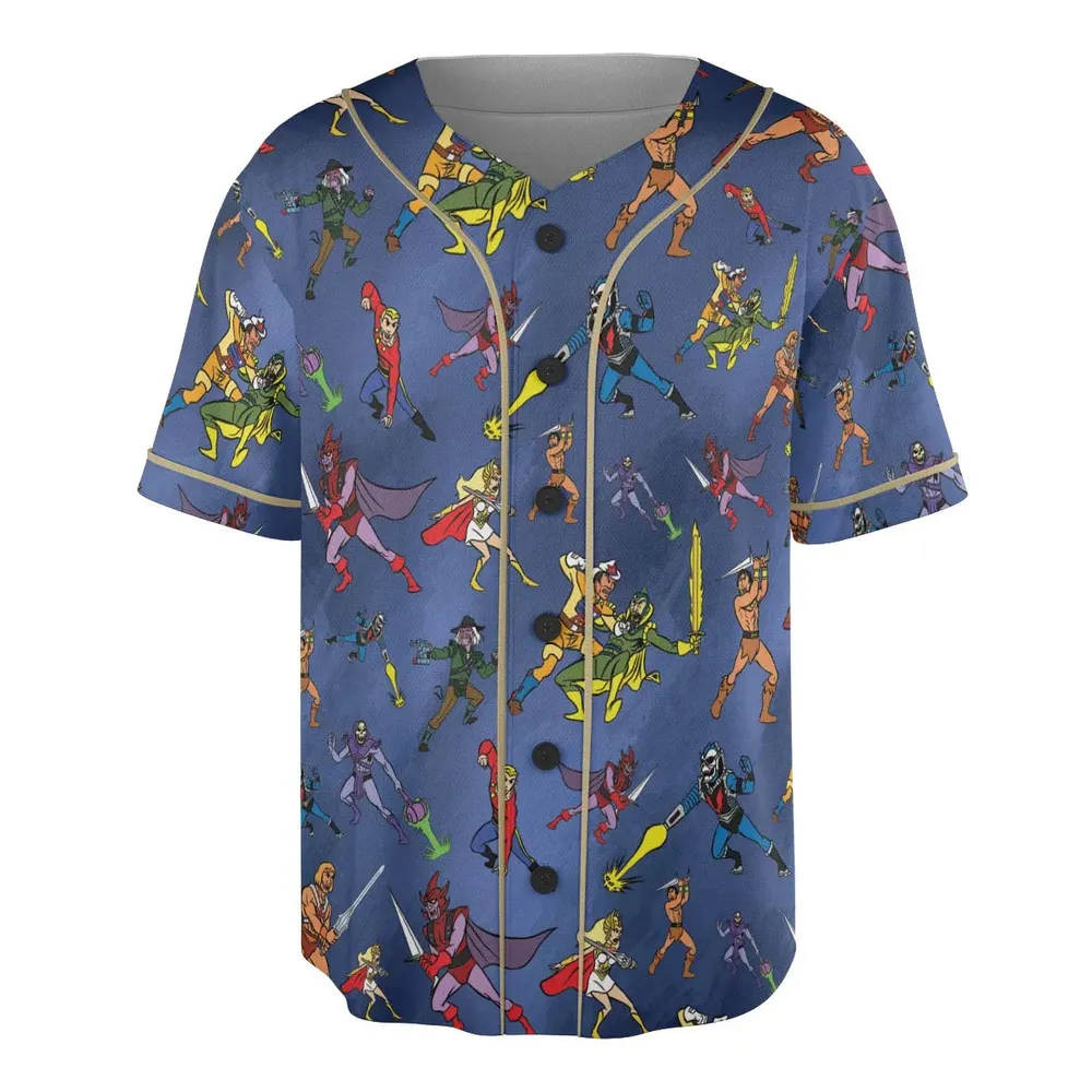 Filmation Battle Royal Unisex Baseball Jersey - 3