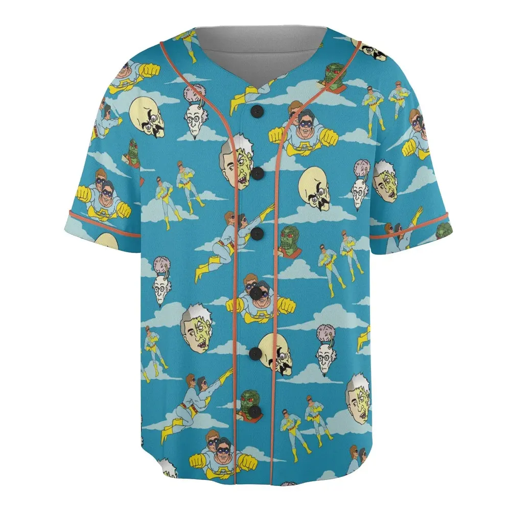The Ambiguously Gay Duo Characters Patterns Unisex Baseball Jersey - 3