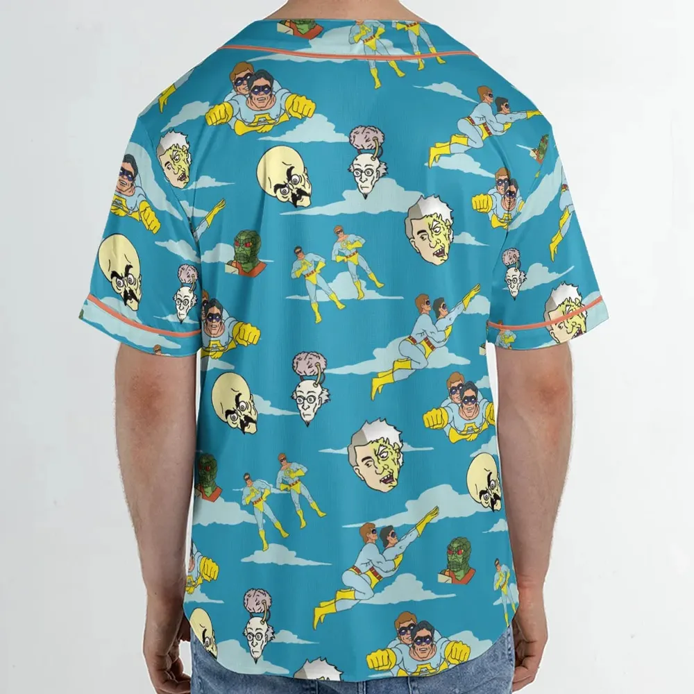 The Ambiguously Gay Duo Characters Patterns Unisex Baseball Jersey - 2