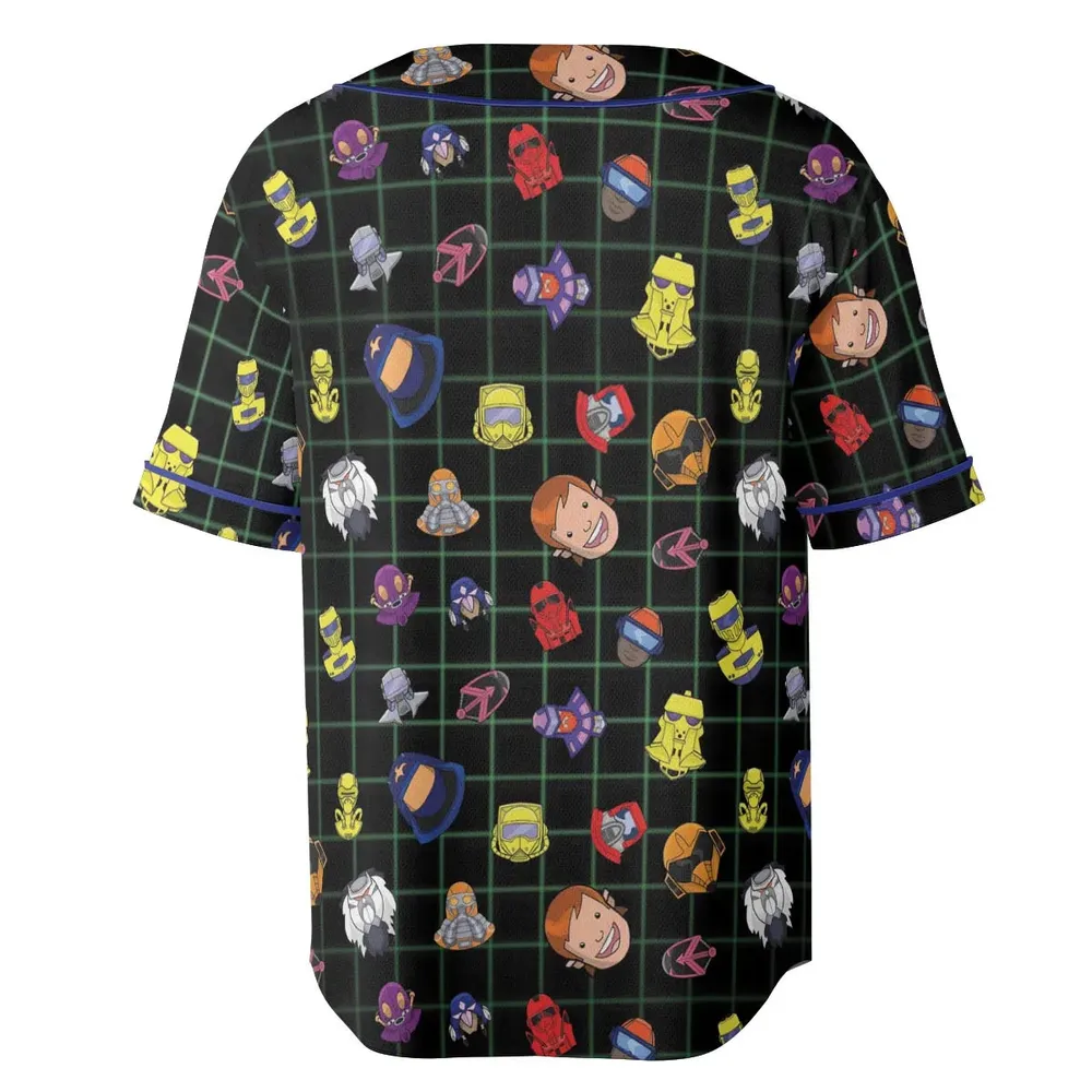 Retro 80s M.A.S.K Cartoon Unisex Baseball Jersey - 4