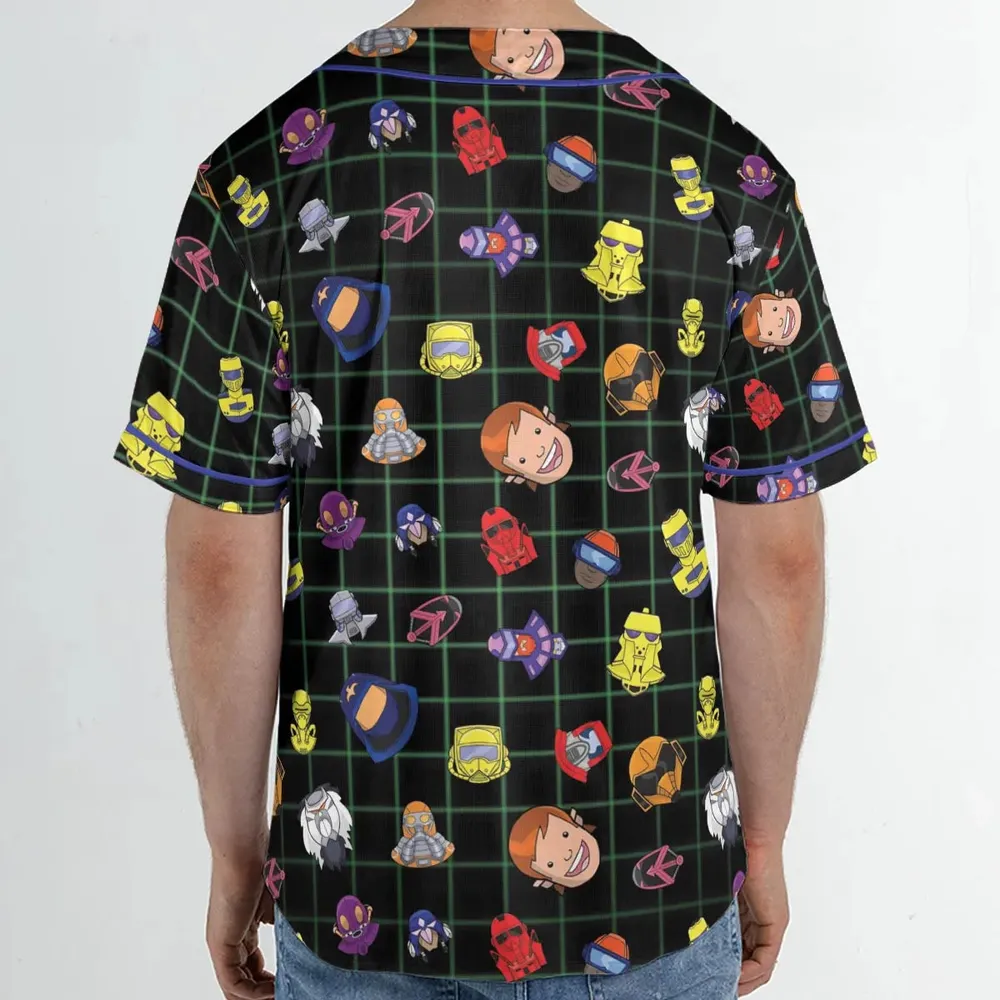 Retro 80s M.A.S.K Cartoon Unisex Baseball Jersey - 2