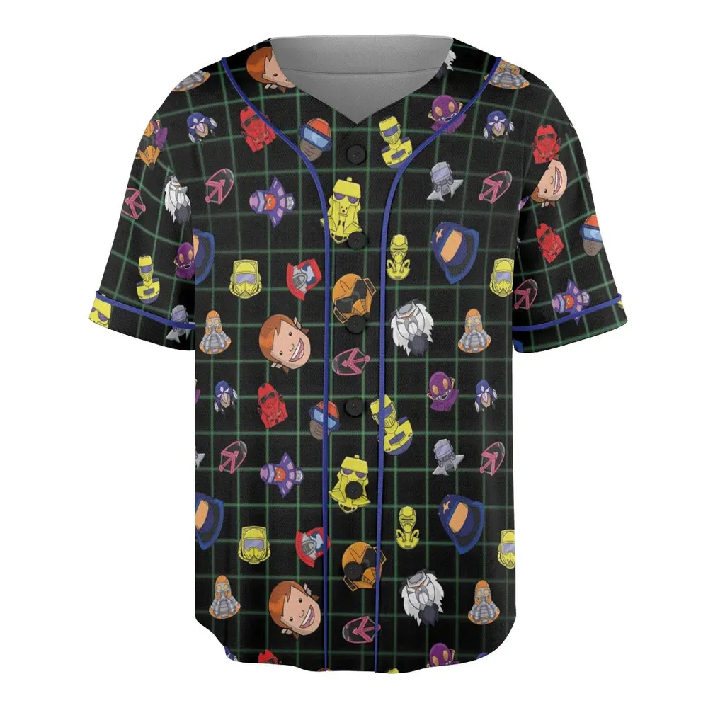 Retro 80s M.A.S.K Cartoon Unisex Baseball Jersey - 3