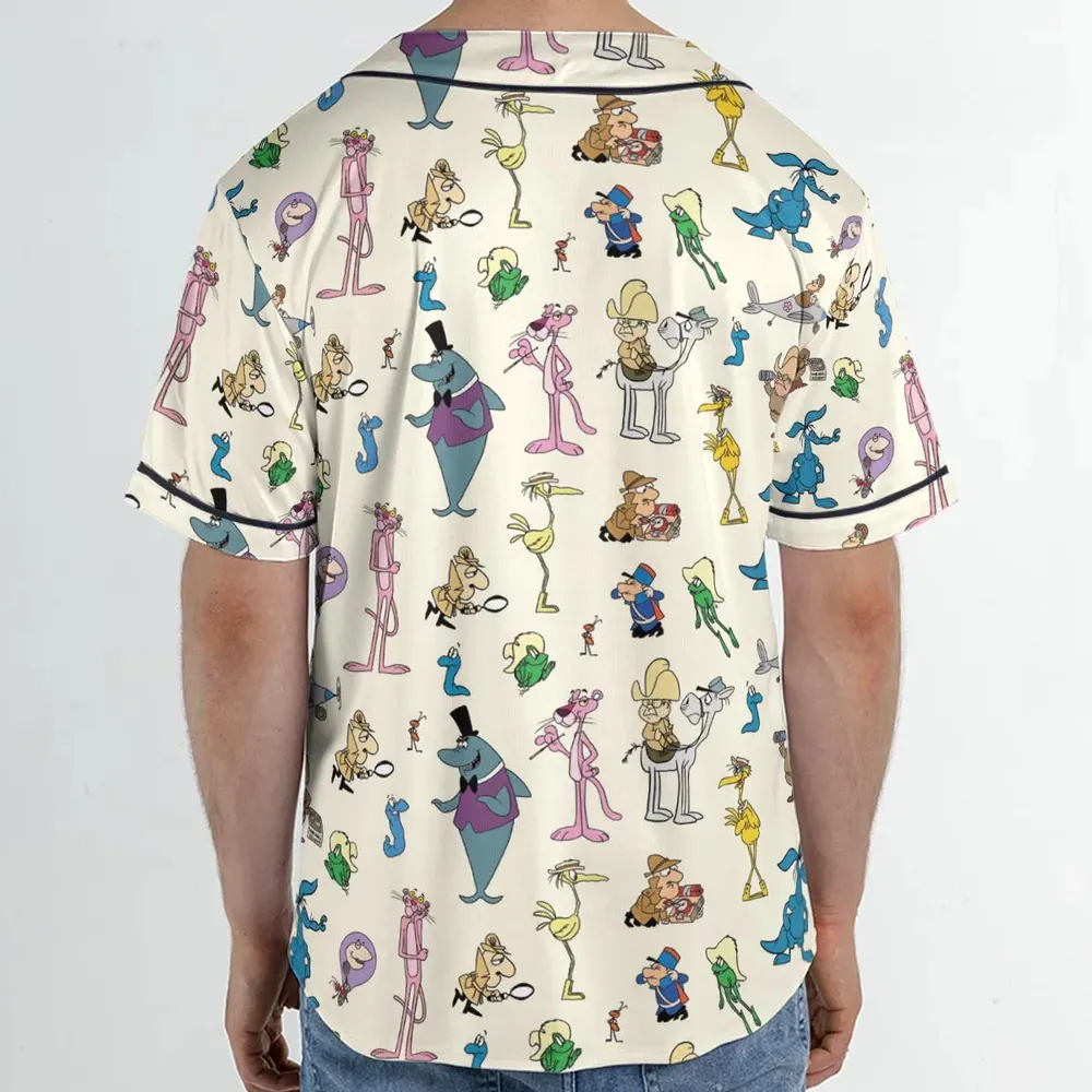 Just happens to be Pink Panther Unisex Baseball Jersey - 2