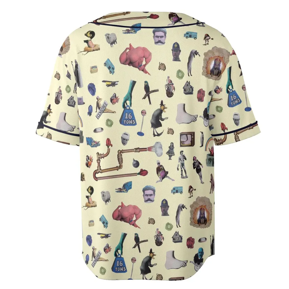 Monty Python's Flying Circus Unisex Baseball Jersey - 4