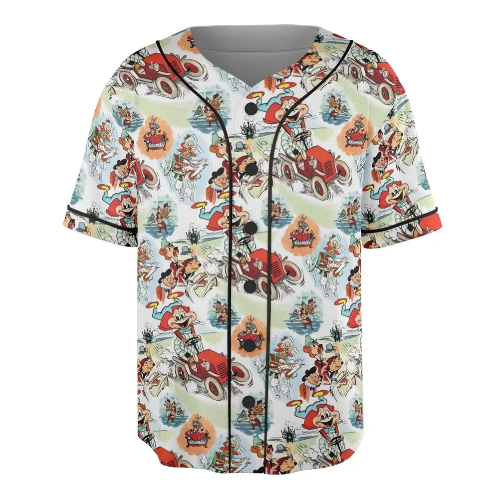 Wind in the Willows Characters Unisex Baseball Jersey - 3
