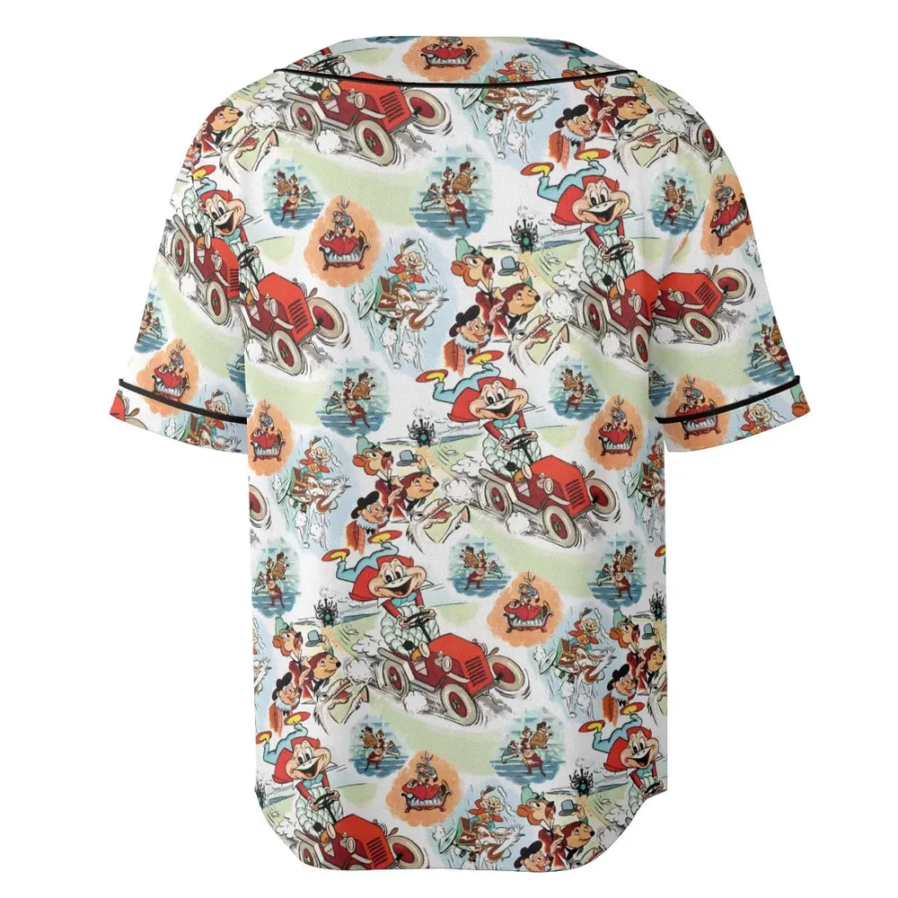 Wind in the Willows Characters Unisex Baseball Jersey - 4
