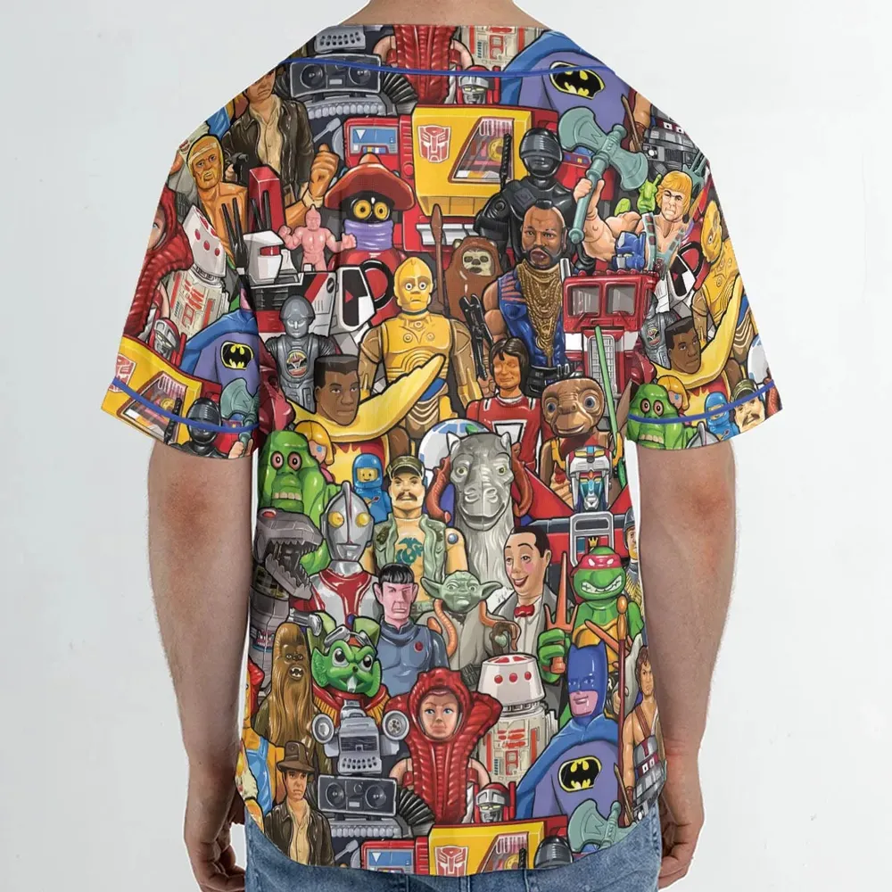 The Best Obscure 80s Toy Lines Unisex Baseball Jersey - 2