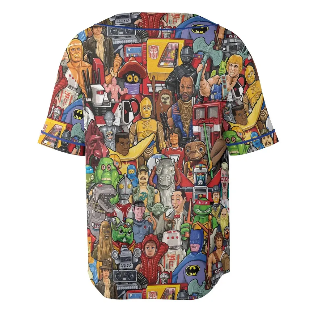 The Best Obscure 80s Toy Lines Unisex Baseball Jersey - 4