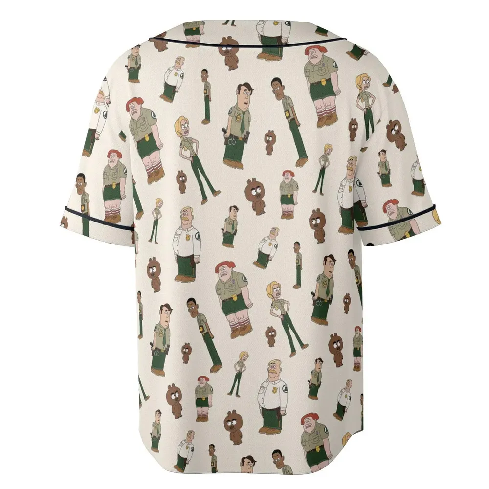 Nature Calls Brickleberry Unisex Baseball Jersey - 4